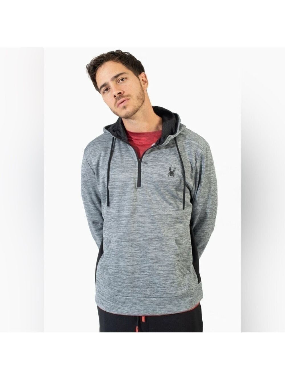 Spyder Active Quarter Zip Up Pullover Hoodie Small